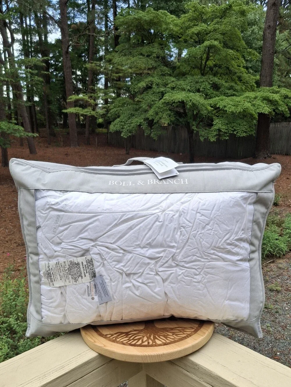 Boll & Branch White Organic Cotton Down Filled All Season King Duvet Insert New